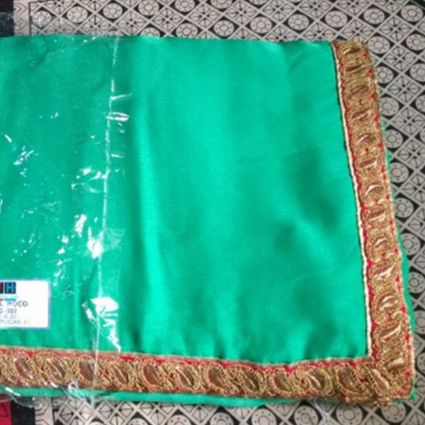 Green and Gold Heavy Work Saree Sri Lanka