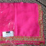 Pink Saree with Heavy Work Jacket sri lanka