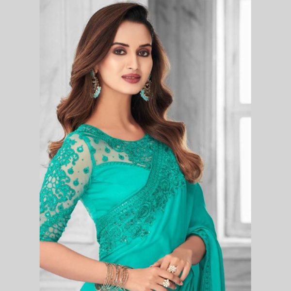 Engagement Saree Jacket Design Sri Lanka