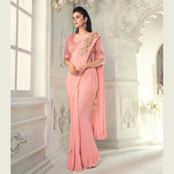 Pink Normal Engagement Sarees Sri Lanka - Sri Lanka Online Saree shopping