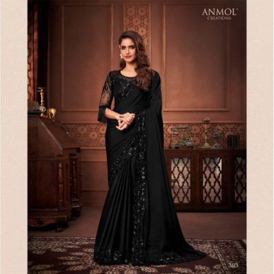Sri Lanka Black Party Saree - Sri Lanka Online Saree shopping