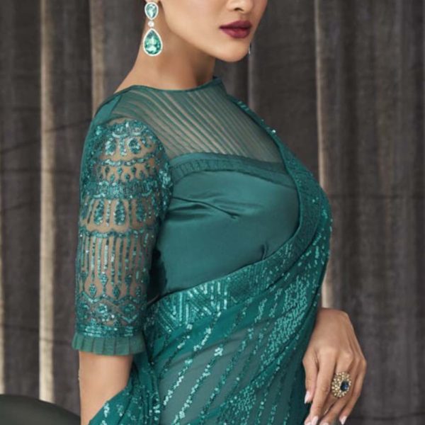 Sri Lankan Saree Designs green