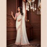 White Wedding Sarees Designs