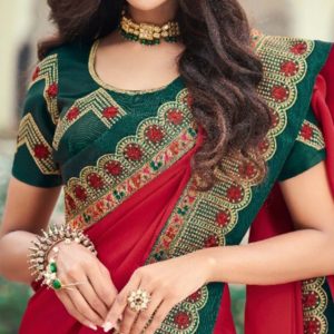 Saree jacket design on sale 2018